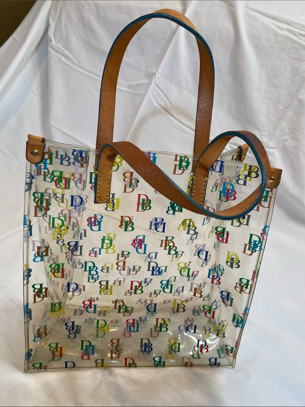 Dooney & Bourke small clear mini tote lunch bag